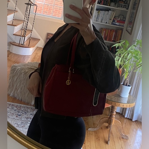 Giani Bernini Red Purse Handbag Genuine Leather - Picture 8 of 8